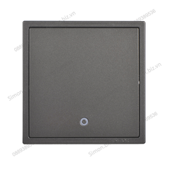 Module  Nút nhấn đơn có đèn LED màu Xám Simon 70E117-61