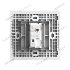 Bộ Công tắc đơn, 1 chiều mặt vuông màu sâm panh (champagne) cao cấp Simon S6 581011-46