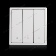 Module công tắc ba 1 chiều có đèn LED màu trắng Simon i7 701033
