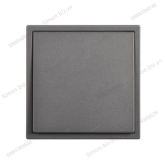 Module công tắc đơn, 2 chiều lắp đế chuẩn vuông màu Xám Simon i7 701012-61