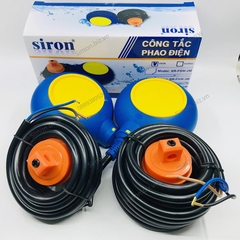 Công tắc phao điện chống tràn và chống cạn kín nước Cáp dây 20m Siron SR-FSW-T-20M