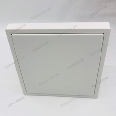 Module mặt che trơn, mặt bịt cho công tắc ổ cắm vuông màu trắng Simon i7 701000