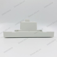 Bộ ổ cắm đôi 3 chấu 16A màu trắng Simon i7 711287