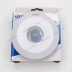 Công tắc cảm ứng hồng ngoại mỏng lắp nổi trần, cảm ứng chuyển động Siron SR - SS101