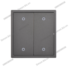 Module Nút nhấn bốn có đèn LED mà Xám hệ thống nhà thông minh RCU Simon i7 70E147-61