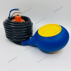 Công tắc phao điện chống tràn và chống cạn kín nước Cáp dây 15m Siron SR-FSW-T-15M