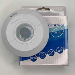 Công tắc cảm ứng hồng ngoại mỏng lắp nổi trần, cảm ứng chuyển động Siron SR - SS101