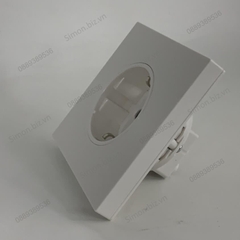 Module ổ cắm đơn schuko 16A màu trắng Simon i7 701687