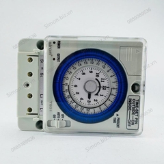 Công tắc hẹn giờ dạng cơ tuần hoàn 24h 96 chu kỳ lắp thanh ray Siron SR-TS31