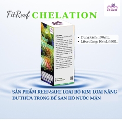 FitReef Chelation - sản phẩm reef-safe để loại bỏ kim loại nặng dư thừa trong bể nước mặn