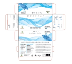 In hộp găng tay y tế