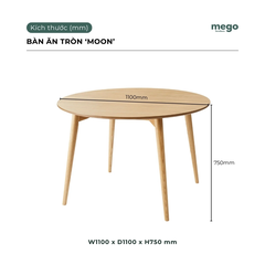 Bàn Ăn Tròn MOON
