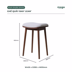 Ghế quầy Bar LEAN