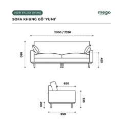 Sofa YUMI