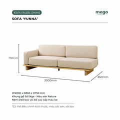 Sofa YUNNA