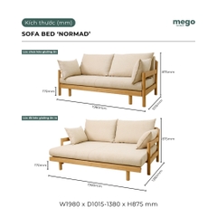 Sofa Bed NORMAD (Sofa Giường)