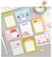 GIẤY NHỚ ĐỦ HÌNH DẠNG DỄ THƯƠNG GỌN NHẸ, TIỆN LỢI, DỄ MANG THEO T-CRAFT ^^