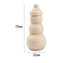 MÔ HÌNH GỖ MINI TỰ NHIÊN DECOR TRANG TRÍ NOEL PHONG CÁCH MINIMALIST T.CRAFT HOUSE