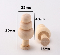 MÔ HÌNH GỖ MINI TỰ NHIÊN DECOR TRANG TRÍ NOEL PHONG CÁCH MINIMALIST T.CRAFT HOUSE