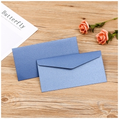 SET 5 BAO THƯ ÁNH KIM 250GSM KÍCH THƯỚC 220x110mm NHIỀU MÀU SẮC T.CRAFT HOUSE