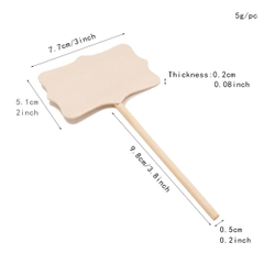 THANH GỖ BẢNG ĐEN HOẶC TRẮNG MINI ĐA NĂNG, TIỆN DỤNG T.CRAFT HOUSE-NVLG