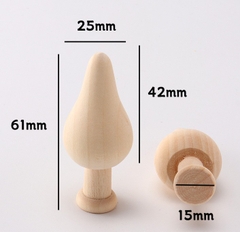 MÔ HÌNH GỖ MINI TỰ NHIÊN DECOR TRANG TRÍ NOEL PHONG CÁCH MINIMALIST T.CRAFT HOUSE