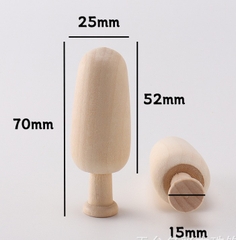 MÔ HÌNH GỖ MINI TỰ NHIÊN DECOR TRANG TRÍ NOEL PHONG CÁCH MINIMALIST T.CRAFT HOUSE
