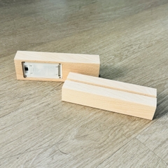 ĐẾ ĐÈN LED 3D BẰNG GỖ GẮN PIN TRANG TRÍ DIY SIÊU TIỆN LỢI T.CRAFT HOUSE-NVLG
