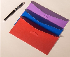 SET 5 BAO THƯ ÁNH KIM 250GSM KÍCH THƯỚC 220x110mm NHIỀU MÀU SẮC T.CRAFT HOUSE