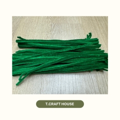 COMBO 20 CÂY KẼM NHUNG LOẠI 1, NHUNG DÀY MỊN LÀM HOA VÀ PHỤ KIỆN T.CRAFT HOUSE