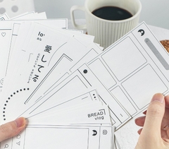 COMBO GIẤY NOTE NHIỀU GIAO DIỆN ĐỘC ĐÁO TRANG TRÍ TẬP VỞ, LƯU BÚT T-CRAFT ^^