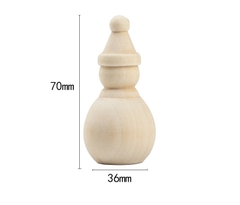 MÔ HÌNH GỖ MINI TỰ NHIÊN DECOR TRANG TRÍ NOEL PHONG CÁCH MINIMALIST T.CRAFT HOUSE