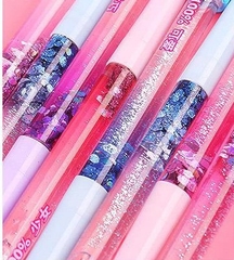 BÚT BI NƯỚC MÀU ĐEN KIM TUYẾN HỌA TIẾT HOẠT HÌNH XINH XẮN NGÒI 0.38MM T-CRAFT ^^