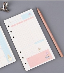 GIẤY REFILL SỔ BÌA CÒNG A6 DỄ XƯƠNG T.CRAFT HOUSE (KHÔNG BAO GỒM CÒNG)