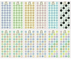 STICKER BẢNG CHỮ CÁI VÀ SỐ THỨ TỰ TRANG TRÍ TẬP SÁCH/ SỔ LƯU NIỆM T.CRAFT HOUSE