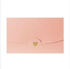 SET 5 BAO THƯ ÁNH KIM TIM VÀNG 250GSM KÍCH THƯỚC 220x110mm NHIỀU MÀU SẮC T.CRAFT HOUSE