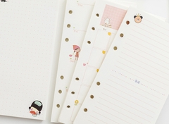 GIẤY REFILL SỔ BÌA CÒNG A6 DỄ XƯƠNG T.CRAFT HOUSE (KHÔNG BAO GỒM CÒNG)