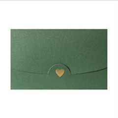 SET 5 BAO THƯ ÁNH KIM MINI TIM VÀNG 250GSM KÍCH THƯỚC 105x70mm NHIỀU MÀU SẮC T.CRAFT HOUSE