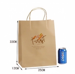 TÚI GIẤY KRAFT KÈM QUAI XÁCH CHẮC CHẮN DÀY 120gsm ĐỰNG QUÀ TẶNG T.CRAFT HOUSE