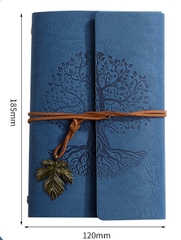 SỔ TAY DA HOẠ TIẾT CÂY CỔ THỤ PHONG CÁCH VINTAGE T.CRAFT HOUSE