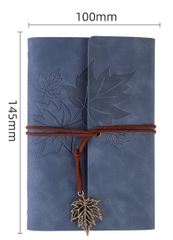 SỔ TAY DA HOẠ TIẾT LÁ PHONG CHÌM PHONG CÁCH VINTAGE T.CRAFT HOUSE