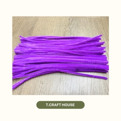COMBO 20 CÂY KẼM NHUNG LOẠI 1, NHUNG DÀY MỊN LÀM HOA VÀ PHỤ KIỆN T.CRAFT HOUSE