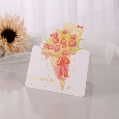 THIỆP IN MINI HOẠ TIẾT HOA CÙNG THÔNG ĐIỆP Ý NGHĨA T.CRAFT HOUSE (KHÔNG BAO GỒM BAO THƯ)