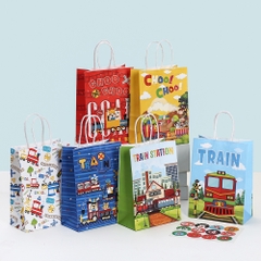 TÚI GIẤY QUÀ TẶNG CHỦ ĐỀ XE HOẠT HÌNH T.CRAFT HOUSE