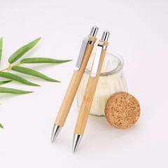 BÚT BI MỰC ĐEN THÂN TRE ĐẦU TRÒN 1MM T.CRAFT HOUSE