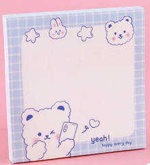 GIẤY NHỚ CHỦ ĐỀ ĐÔI BẠN DỄ THƯƠNG BEAR AND BUNNY T-CRAFT