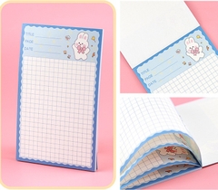 GIẤY NHỚ/ GIẤY GHI CHÚ HÌNH CHỮ NHẬT NHIỀU HOẠ TIẾT HOẠT HÌNH XINH XẮN DỄ THƯƠNG T.CRAFT HOUSE