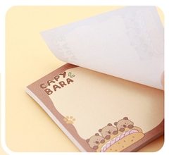 GIẤY NHỚ/ GIẤY GHI CHÚ CHỦ ĐỀ CAPYBARA SIÊU YÊU T.CRAFT HOUSE