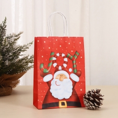 TÚI GIẤY ĐỰNG QUÀ KÍCH THƯỚC 27x21x11CM HỌA TIẾT GIÁNG SINH SINH ĐỘNG VÀ DỄ THƯƠNG T.CRAFT HOUSE - MẪU 2