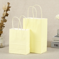TÚI GIẤY KRAFT DÀY 120GSM MÀU PASTEL KÈM QUAI XÁCH CÙNG MÀU CHẮC CHẮN ĐỰNG QUÀ TẶNG T.CRAFT HOUSE
